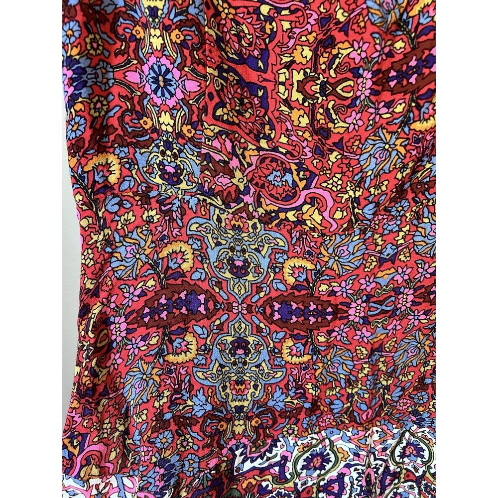 Maeve for Anthro Violette Sleeveless Tank Midi Dress Boho Women's 6 Floral Print - Picture 10 of 16